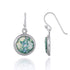 Classic Round Roman Glass Earrings